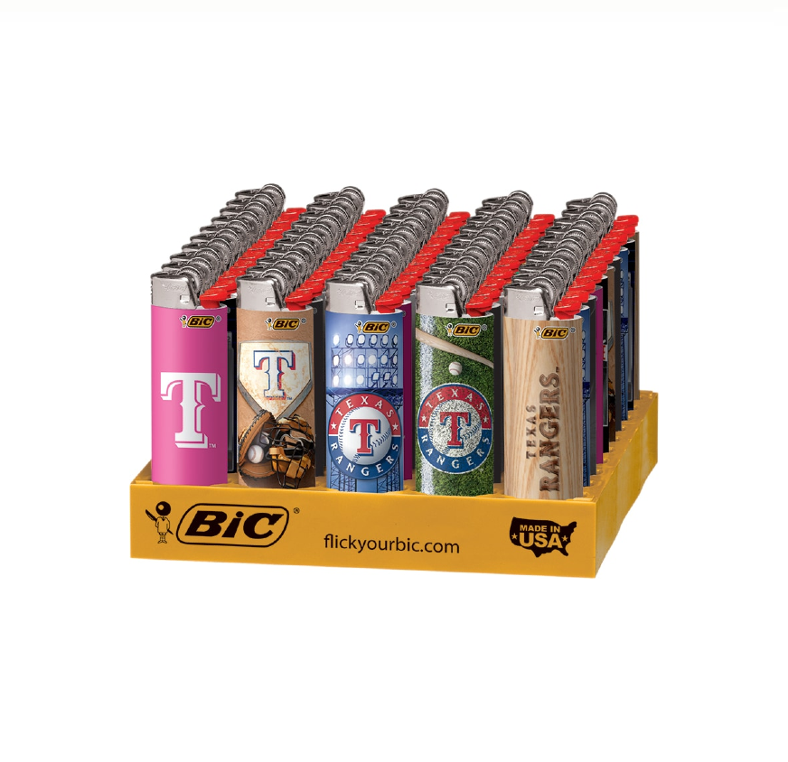 BIC BIG- LIGHTER TEXAS RANGER