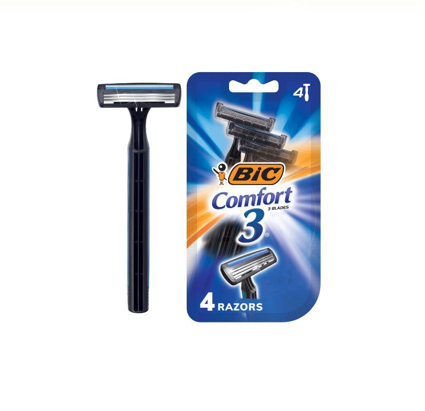 BIC SHAVER COMFORT BLUE&BLACK