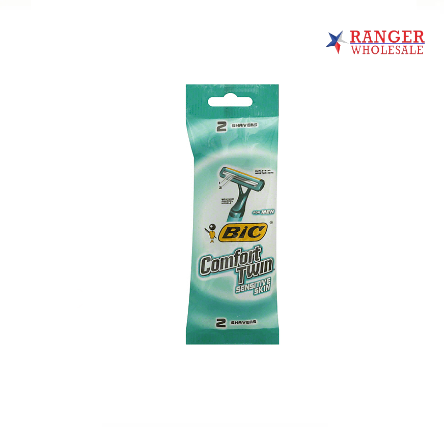 BIC SHAVER COMFORT TWIN GREEN