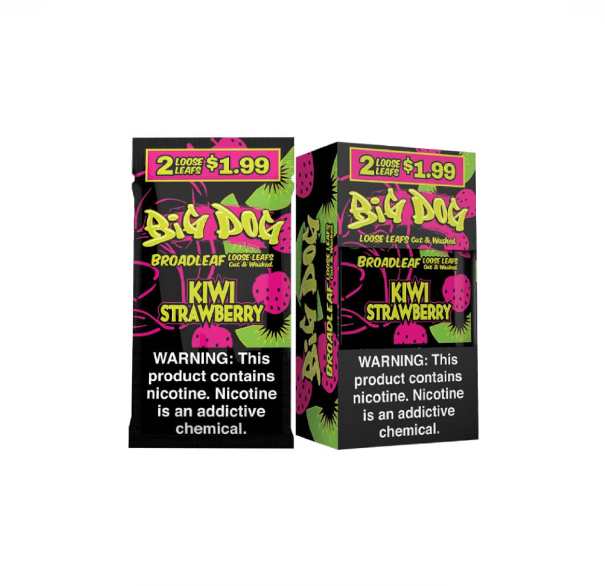 BIG DOG LEAF KIWI STRAW