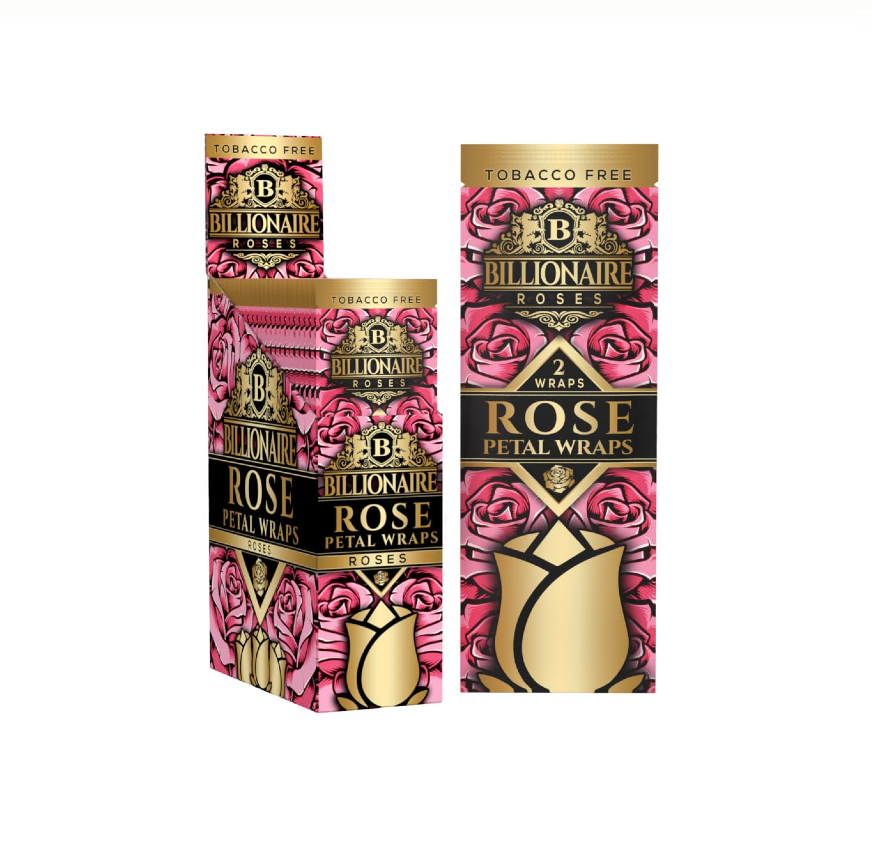 BILLIONAIRE WRAPS ROSE  2/25CT