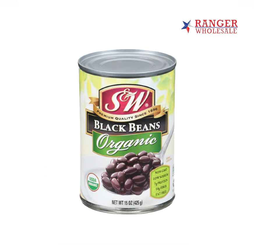 BLACK BEANS- sw organic -15oz