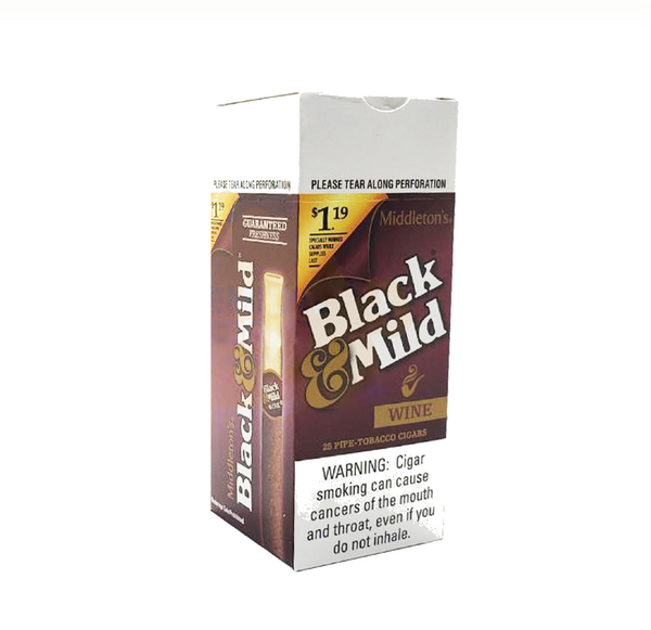 BLACK&MILD $1.19 WINE 25CT