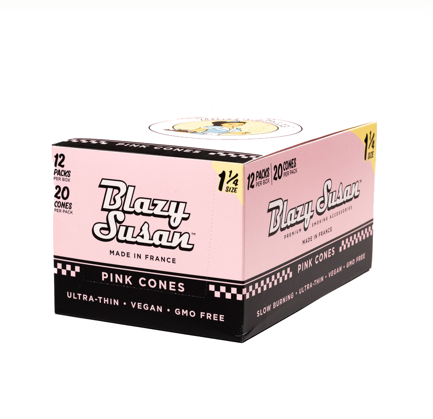 BLAZY SUSAN PINK CONE 1/4 20CT