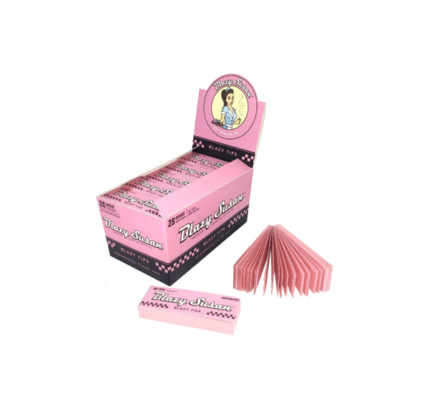 BLAZY SUSAN PINK FLTR TIP 25CT