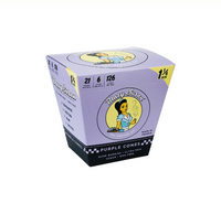BLAZY SUSAN PUR CONE1/4 21/6PK