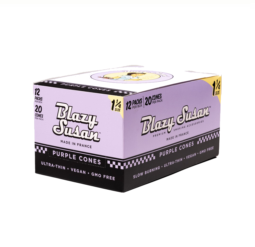 BLAZY SUSAN PUR CONE 11/4 20CT
