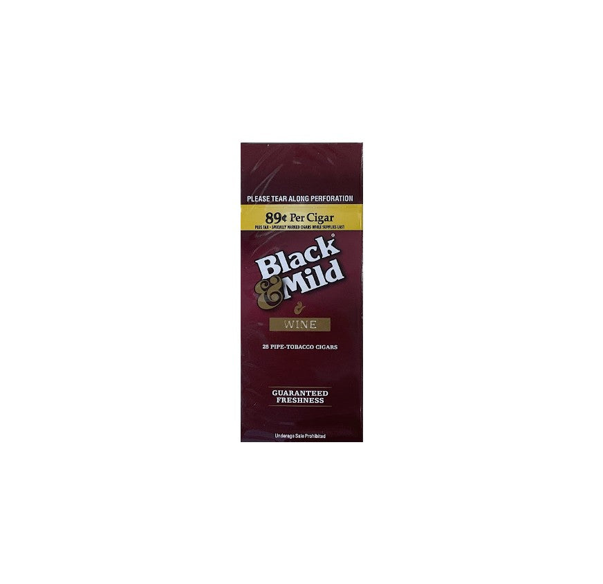 BLACK&MILD $0.89-Wine -25CT