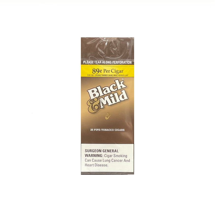 BLACK&MILD $0.89 ORIGINAL 25CT