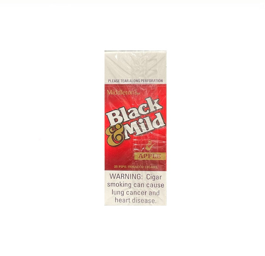 BLACK&MILD SINGLE 25CT APPLE