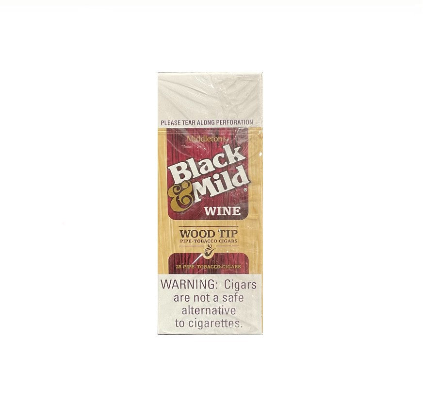 BLACK&MILD WT WINE 25CT