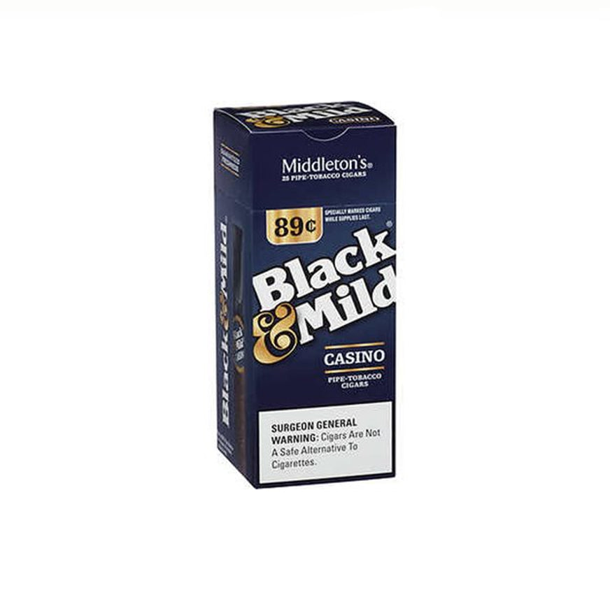 BLACK&MILD $0.89 CASINO 25CT