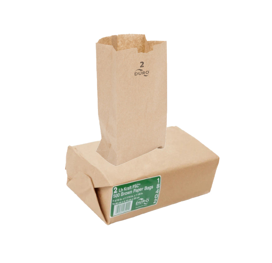 BROWN PAPER BAG #2 500CT