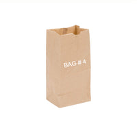 BROWN PAPER BAG # 4 250CT
