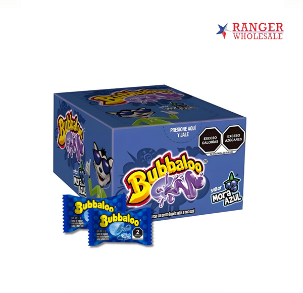 BUBBALOO MORA  AZUL GRAPE 50CT