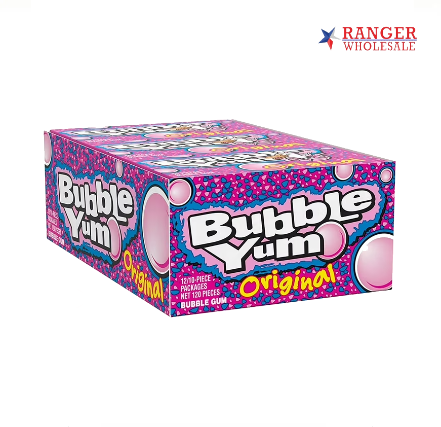 BUBBLE YUM ORIGINAL 10PK/12CT