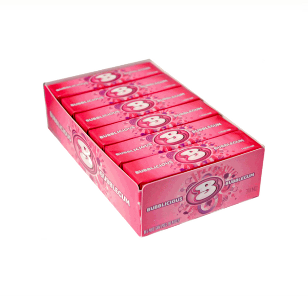 BUBBLICIOUS BUBBLE GUM 18CT