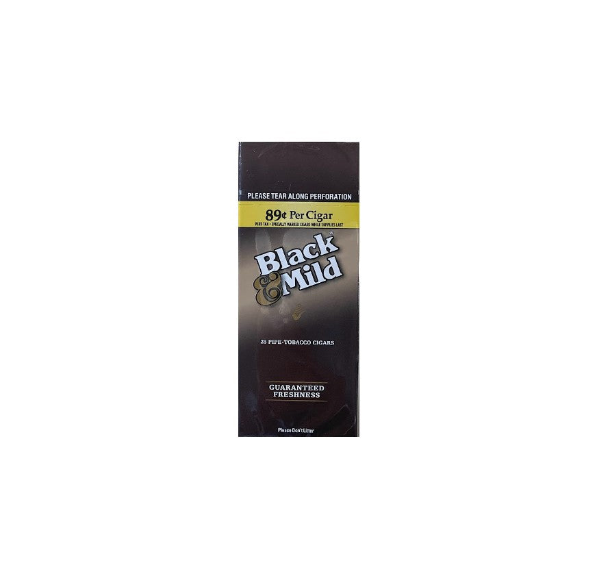 BLACK&MILD $0.89 ORIGINAL 25CT