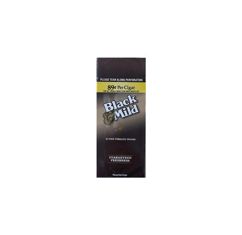 BLACK&MILD $0.89 ORIGINAL 25CT