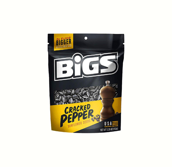 BiGS Cracked Pepper Flavor Sunflower Seeds 5.35 oz