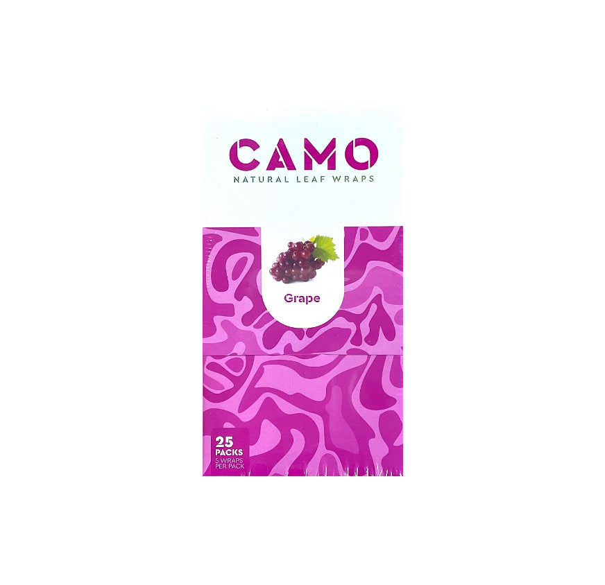 CAMO NAT ORG WRAP 25PK GRAPE