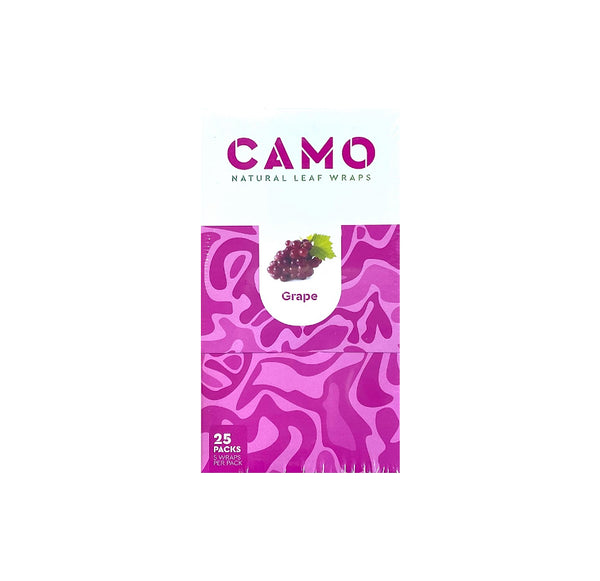 CAMO NAT ORG WRAP 25PK GRAPE