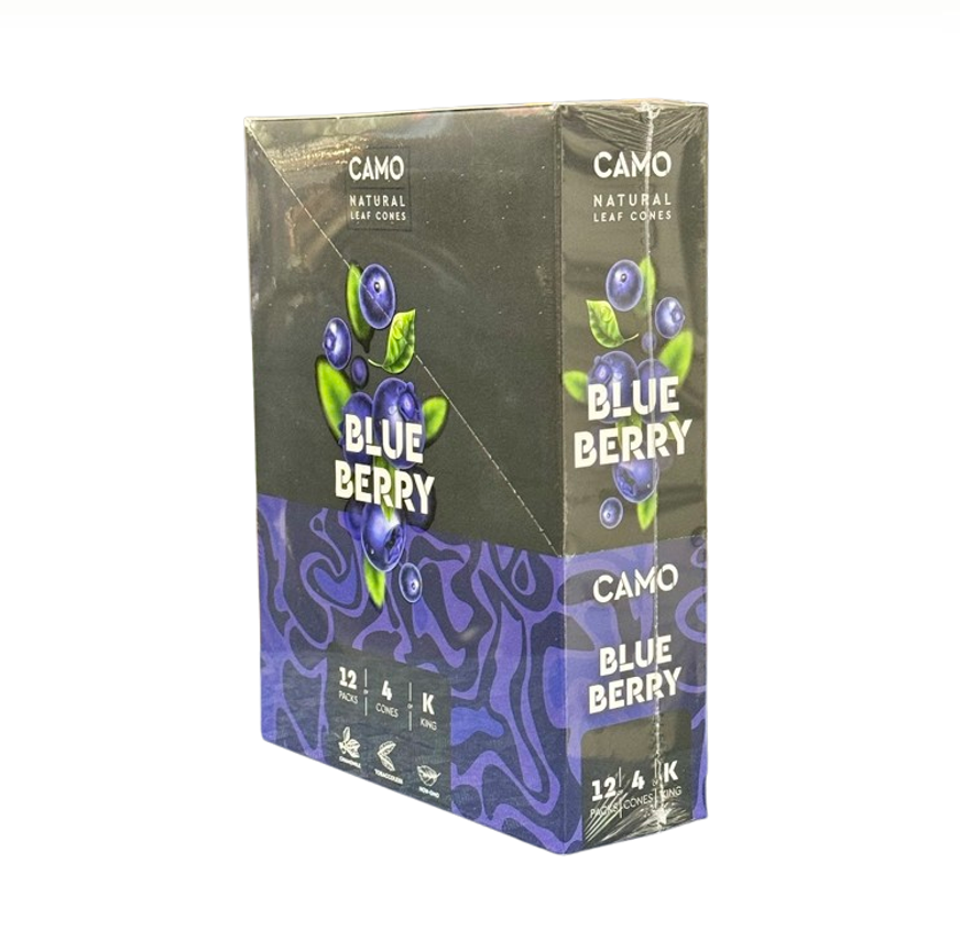 CAMO K.S CONE 4/12CT BLUEBERRY