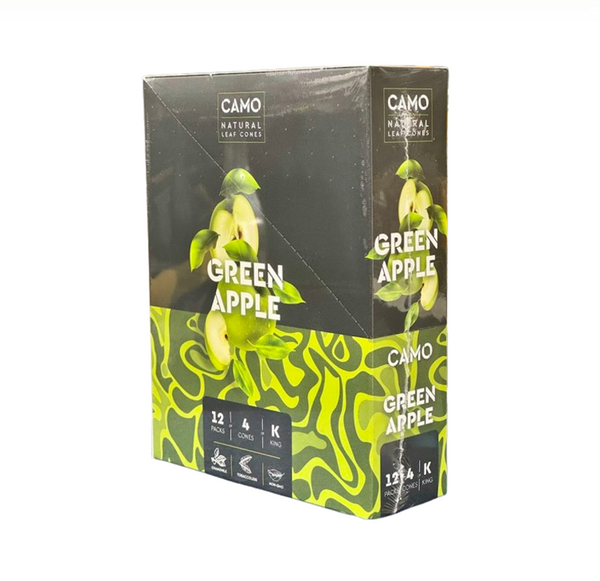 CAMO K.S CONE 4/12CT GRN APPLE