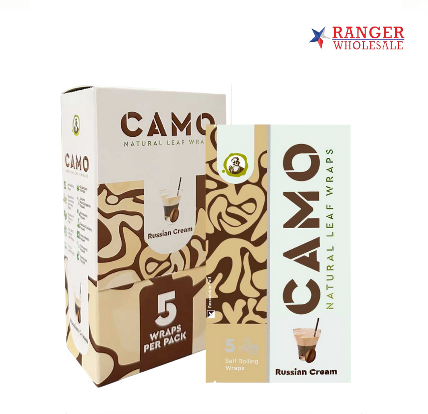 CAMO LEAF WRAP10PK RUSS CREAM