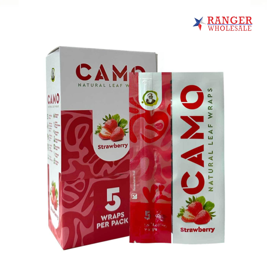 CAMO LEAF WRAP10PK STRAWBERRY