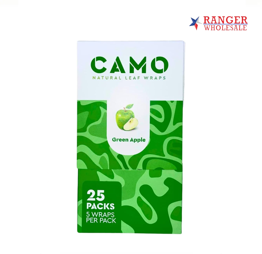 CAMO LEAF WRAP10PK GREEN APPLE