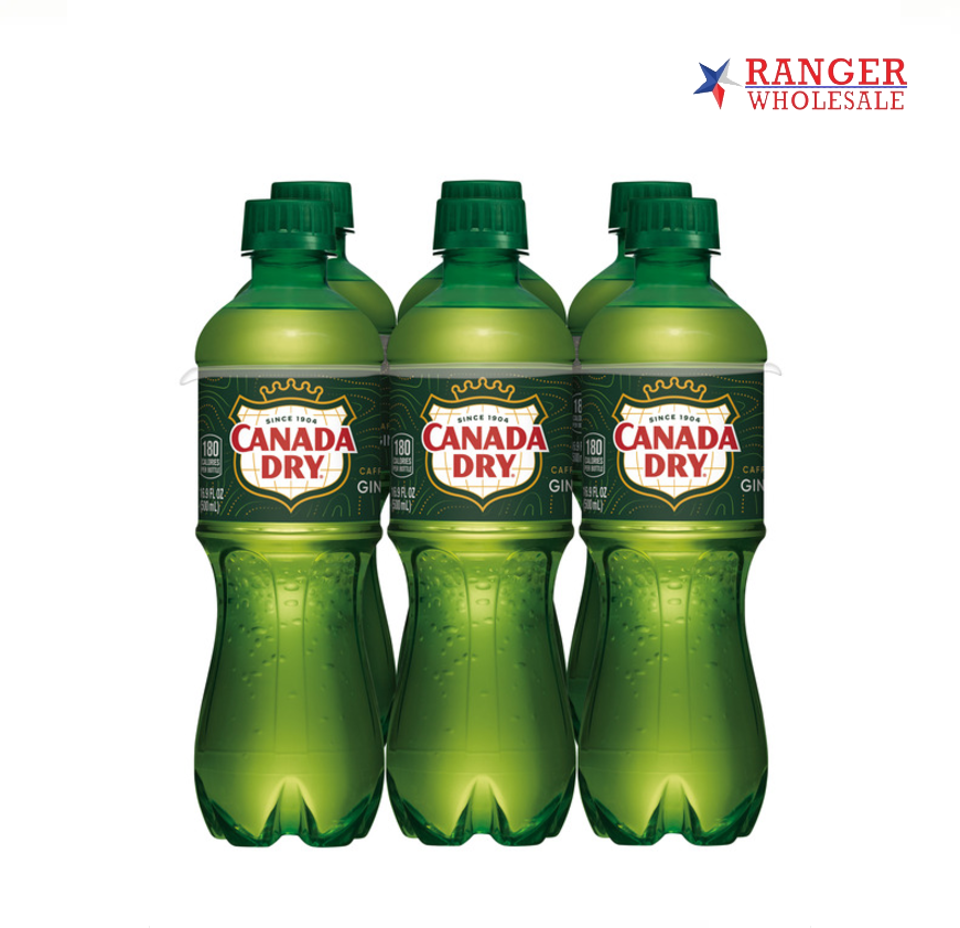 CANADA DRY GIN ALE 16.9OZ 24CT