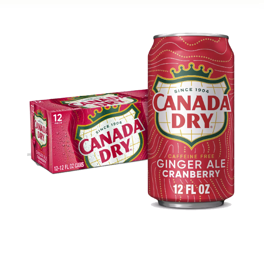 CANADA DRY CRANBERRY 12PK /2CT