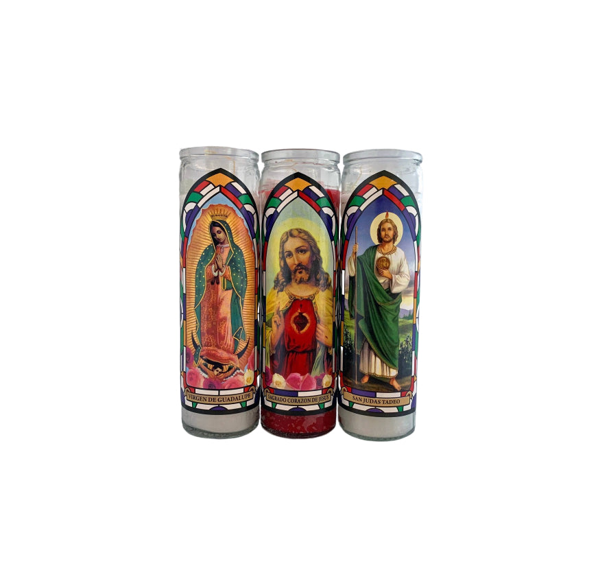 CANDLE CORAZON DE JESUS