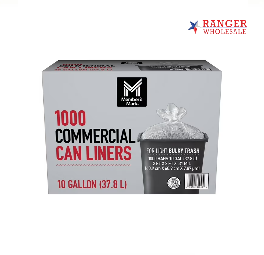 CAN LINER mm 1000ct 10galon