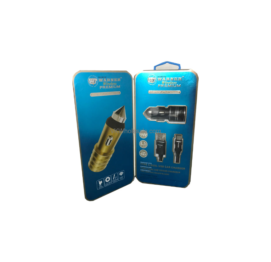 CAR CHARGER NEW WARNER BRAND