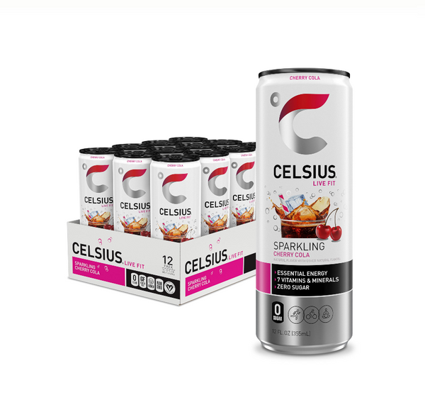 CELCIUS 12OZ12CT CHERRY COLA