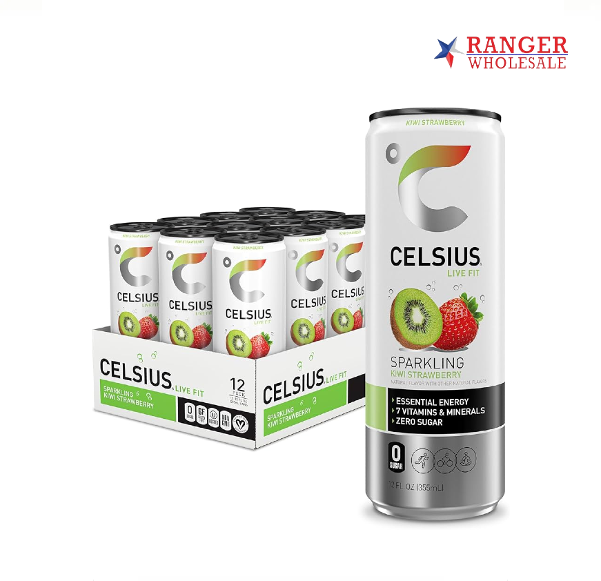 CELCIUS 12OZ12CT KIWISTRAWBERY