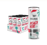 CELCIUS 12OZ12CT PEACH VIBE
