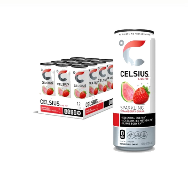 CELCIUS 12OZ12CT STRABERRY