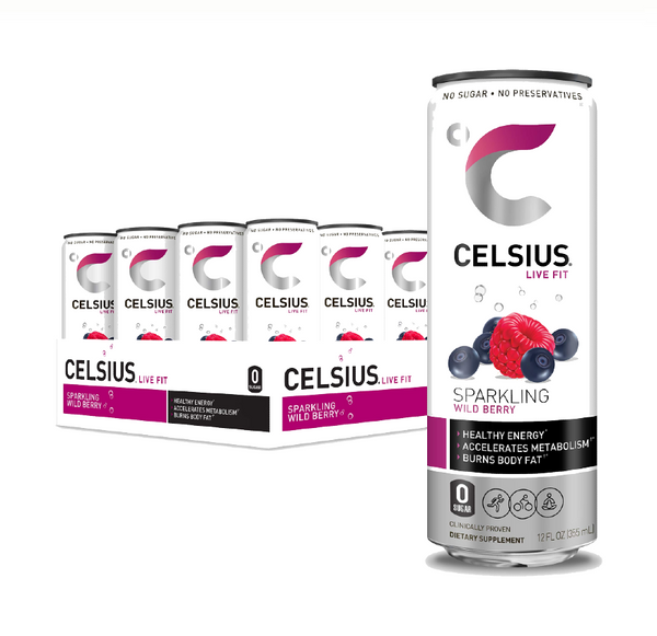 CELCIUS 12OZ12CT WILD BERRY