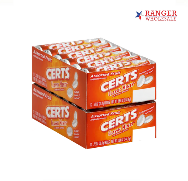 CERTS ROLL ASSORTED FRUIT 24CT
