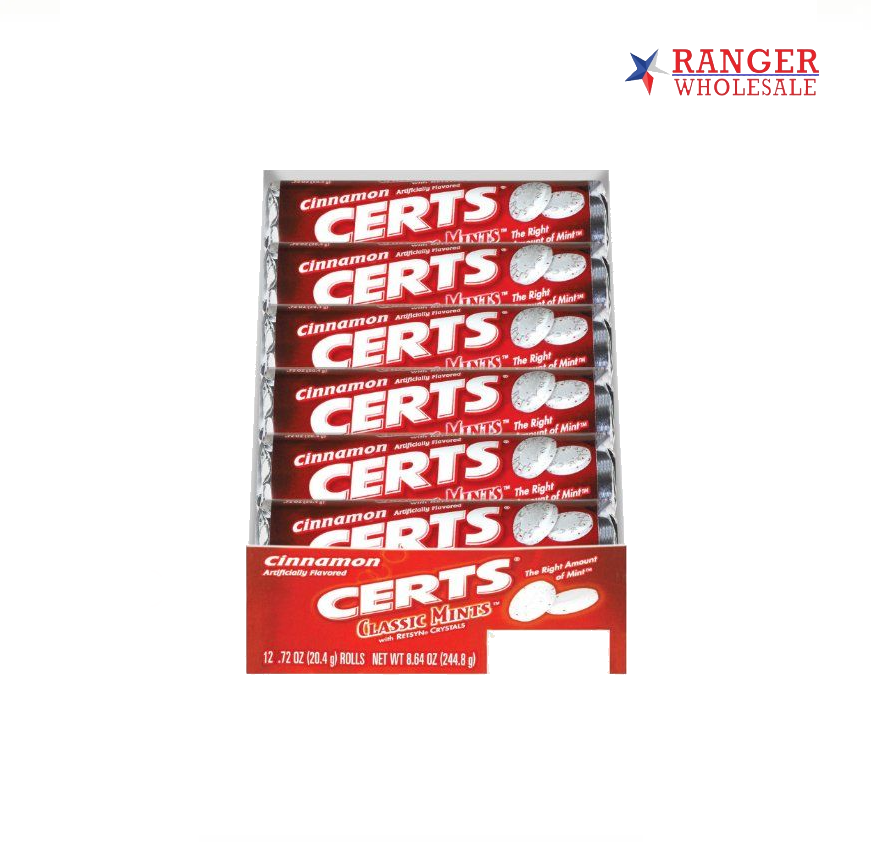 CERTS ROLL CINNAMON 24CT