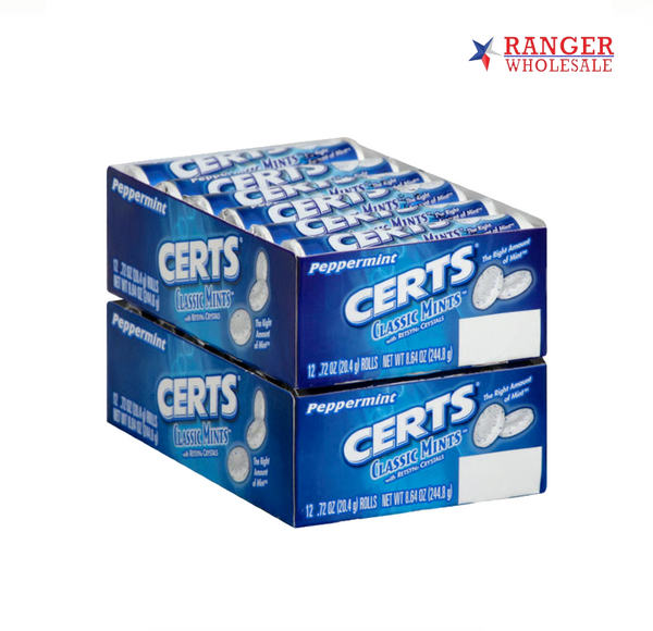 CERTS ROLL PEPPERMINT 24CT