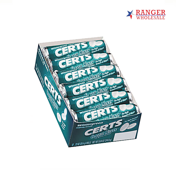CERTS ROLL WINTERGREEN 24CT