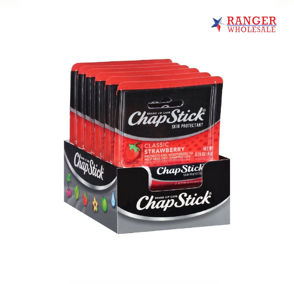 CHAP STICK ASST 24ct strawberr