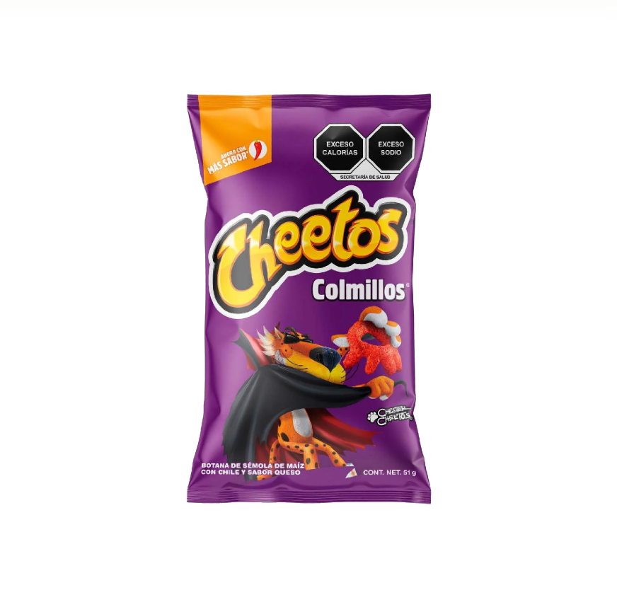 SABRITAS CHEETOS COLMILOS 120G