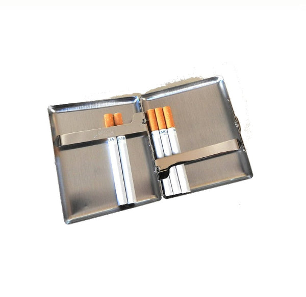 CIGARETTE CASE METAL W/STICKER