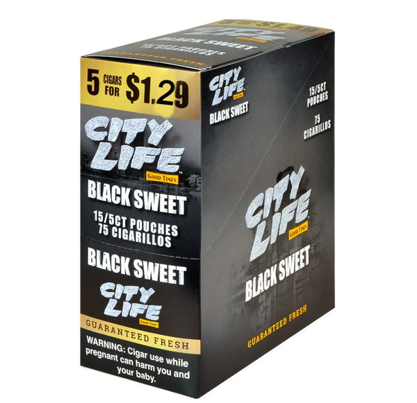 CITY LIFE 5/1.29 BLK SWEET