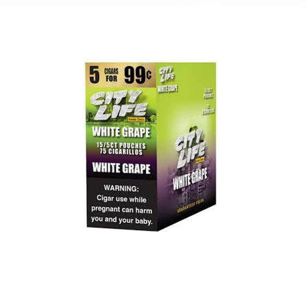 CITY LIFE 5/99-15/5PK WH GRAPE